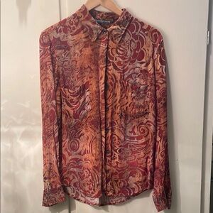 Peruvian Connection sheer gorgeous blouse.   Never worn.